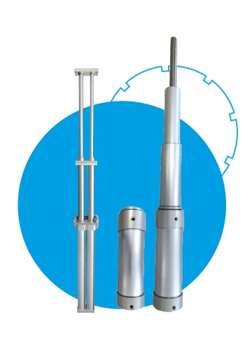 Sonderausführungen im Bereich der pneumatischen Teleskopzylinder