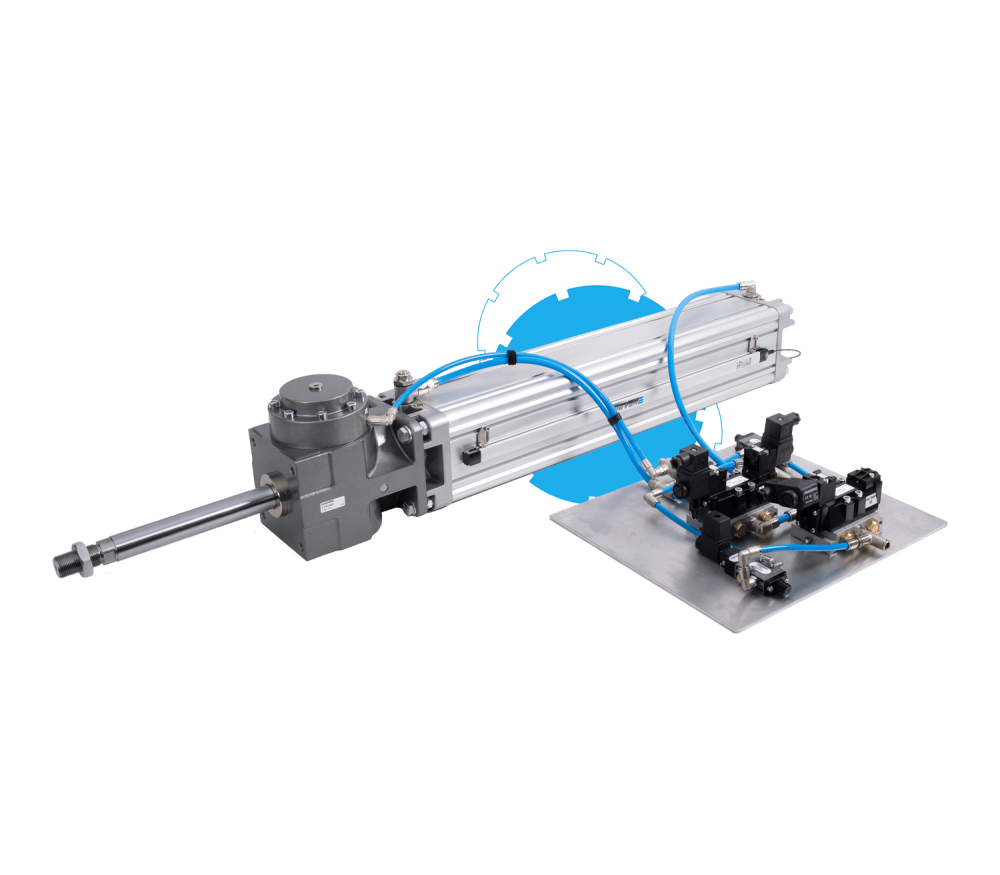 Pneumatische Steuerungen - Pneumatik Zylinder präzise Positionieren